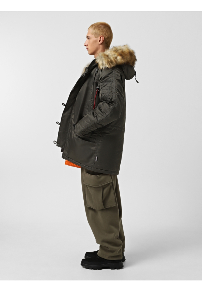 Чоловіча зимова куртка аляска Discovery Parka, сіра