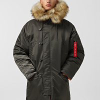 Чоловіча зимова куртка аляска Discovery Parka, сіра