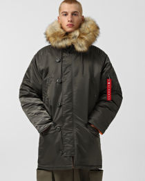 Чоловіча зимова куртка аляска Discovery Parka, сіра