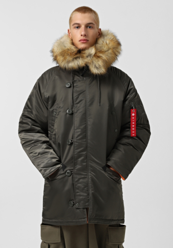 Чоловіча зимова куртка аляска Discovery Parka, сіра