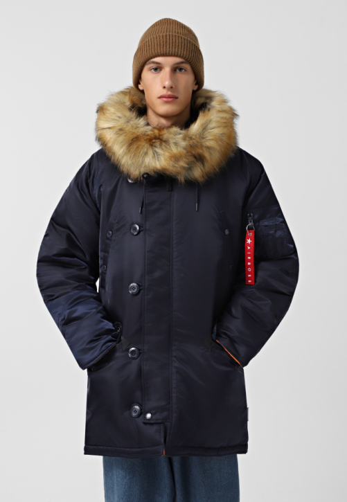 Чоловіча зимова куртка аляска Discovery Parka, синя
