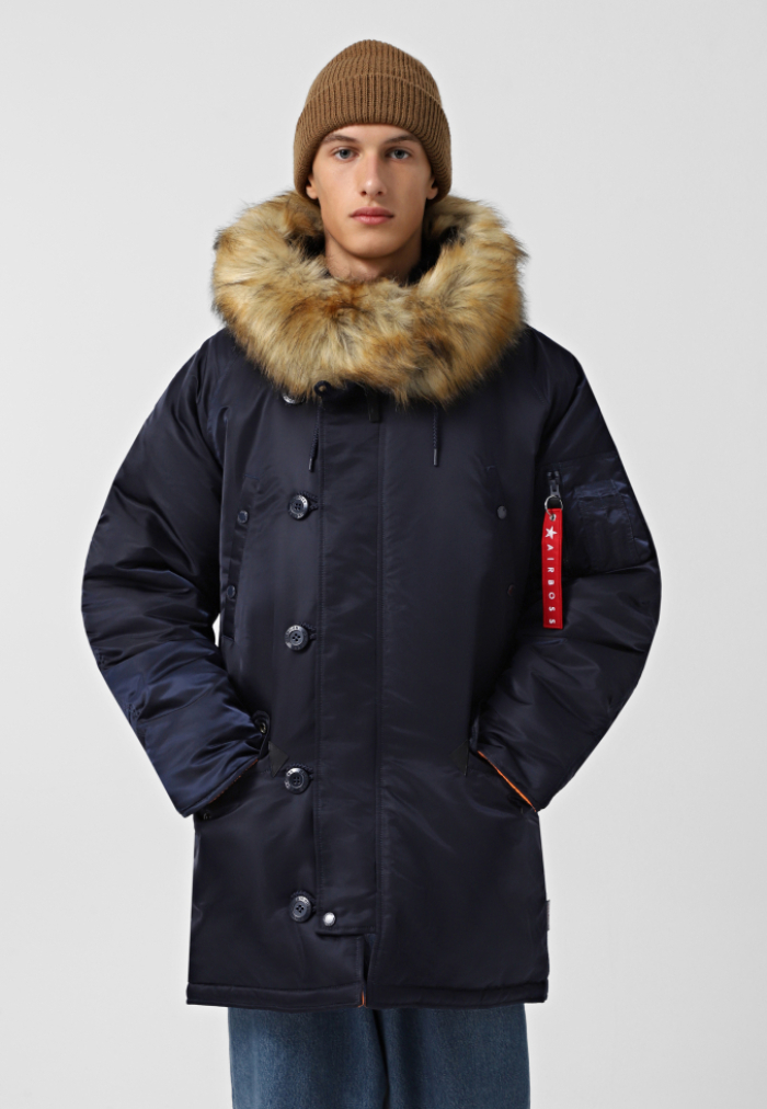 Чоловіча зимова куртка аляска Discovery Parka, синя