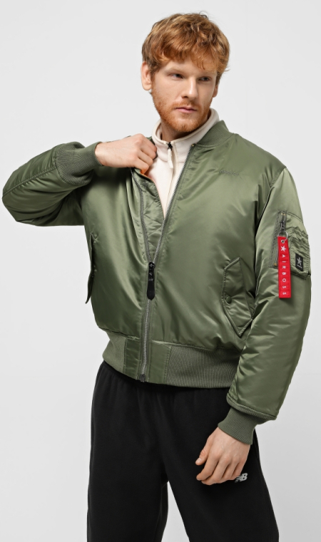 Куртка бомбер MA-1 flight Jacket (NEW GENERATION) зелена