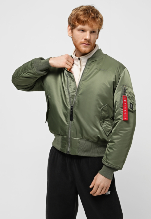 Куртка бомбер MA-1 flight Jacket (NEW GENERATION) зелена