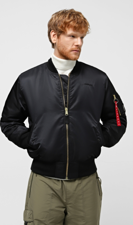 Куртка бомбер MA-1 flight Jacket (NEW GENERATION) чорна
