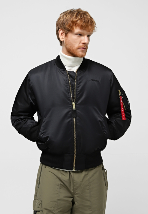 Куртка бомбер MA-1 flight Jacket (NEW GENERATION) чорна