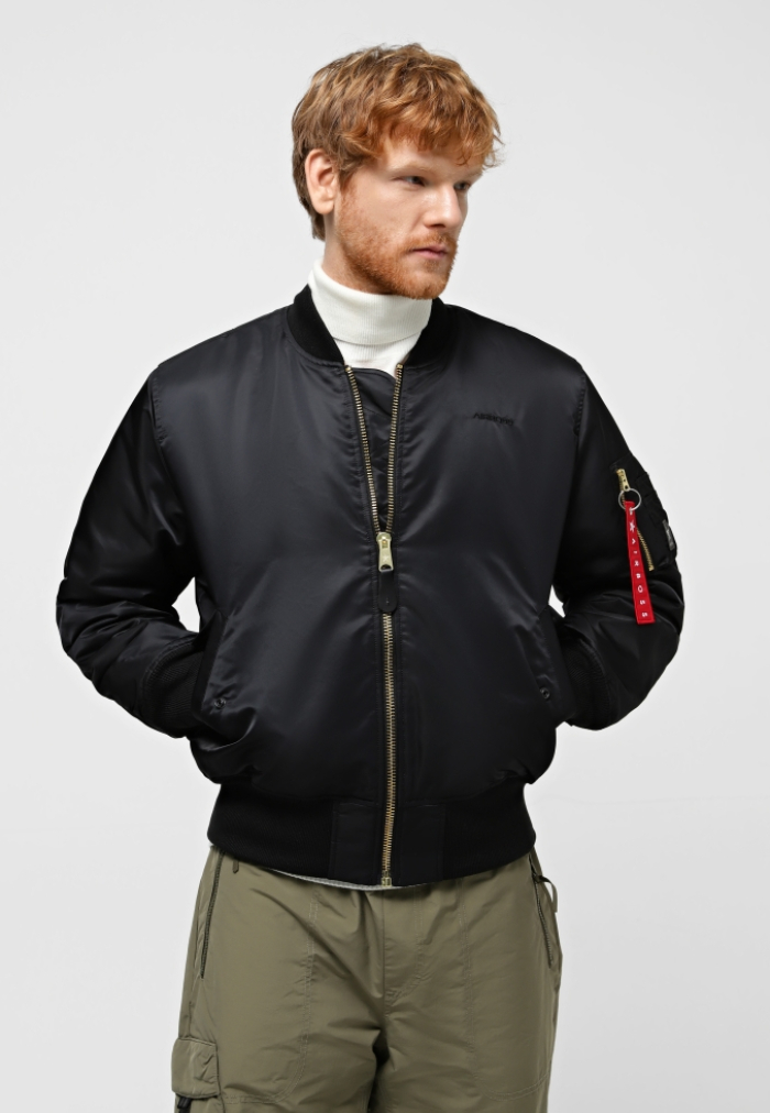 Куртка бомбер MA-1 flight Jacket (NEW GENERATION) чорна
